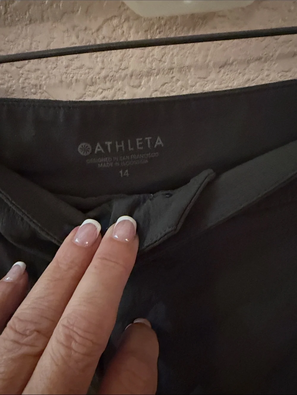 Athleta Black Women's Athletic Shorts with Front Pockets